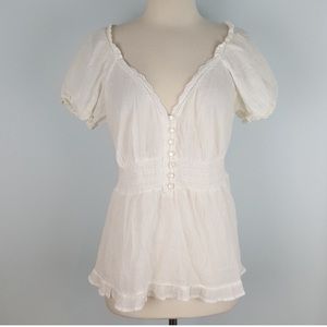 Edme & Esyllte peasant cotton blouse